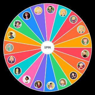 Family Guy Female Characters Wheel