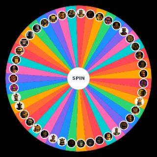 Spin the Wheel: Fredbear models