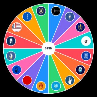 Random "Humanity" Flags Wheel
