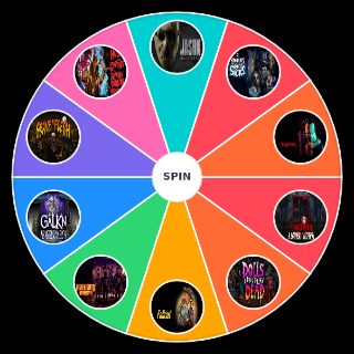 Random HHN 2025 HAUNTED HOUSE Wheel