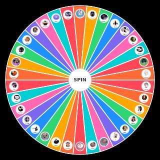 Spin the Wheel: PTJ marks