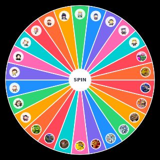 Random South Park:TFBW Buddies and Classes Wheel