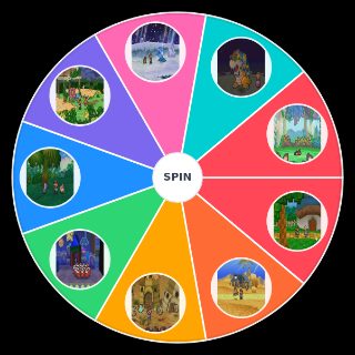 Random Paper Mario 64 Chapters Wheel