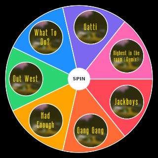 Random JackBoys Album Wheel