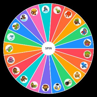 Spin the Wheel: BLOONS TD BATTLES ALL TOWERS