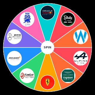Random F1 2025 Constructors Championship Wheel