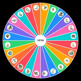 Choose a Random pokemon favoritos de tipo planta iniciales