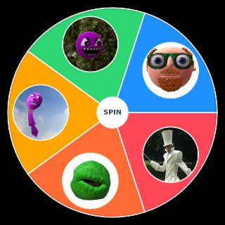 Random Numberjacks villans Wheel