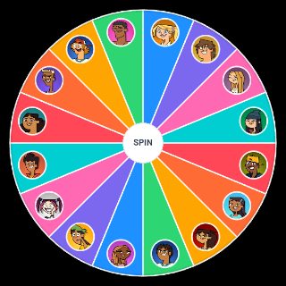 Random Total drama all characters (RR and Reboot included) Picker