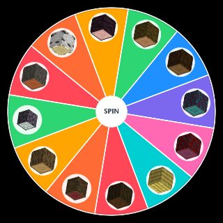 Random Minecraft Wood (Updated) Wheel