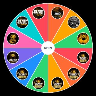 Random All Bendy Games/Chapters Wheel