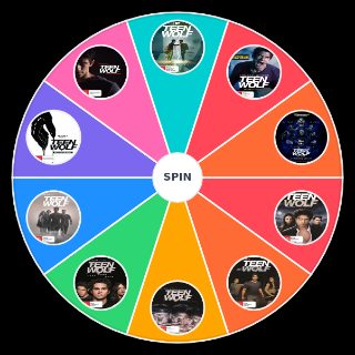 Spin the Wheel: Teen Wolf Seasons (1 6 + Movie)