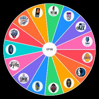 NBA WESTERN CONFERENCE Wheel