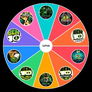 Spin the Wheel: Ben 10 Shows and Movies