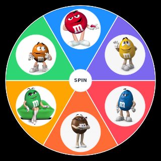 Pick a Random M&M Characters