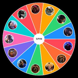 Puss in Boots 2 : The Last Wish Character Wheel