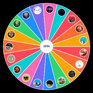 Random Weezer Albums Discography Wheel