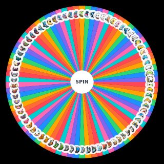 Generation 4 + Related Pokemon Wheel