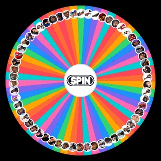 Random Best Rappers of All Time Wheel