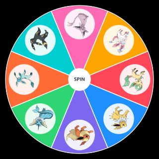 Spin the Wheel: All eeveelutions