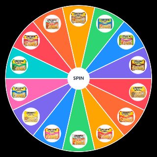 Maruchan Ramen Flavors Wheel