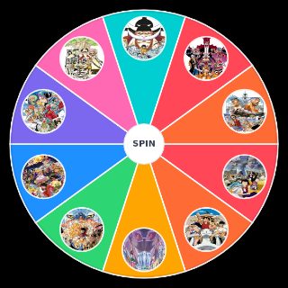 Random One Piece Sagas/Arcs Wheel