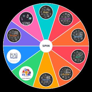 School Subjects (Secondary School) Random Picker
