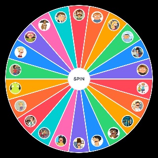 Random Bob's Burgers Characters Wheel