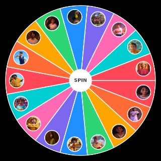 Encanto characters Wheel