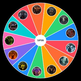 Cradle of Filth Albums Wheel