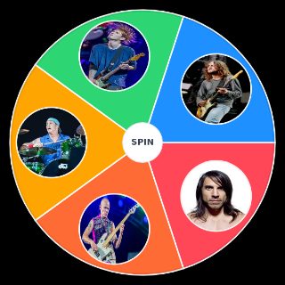 Spin the Wheel: Red Hot Chili Peppers Members