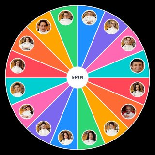 Random Season 8 Hell's Kitchen Contestants Wheel