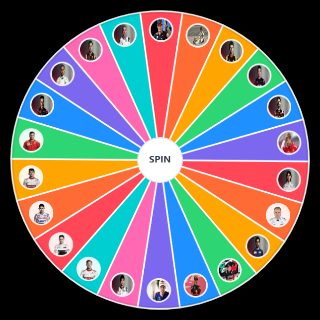 Random Formula one drivers (modern) Wheel