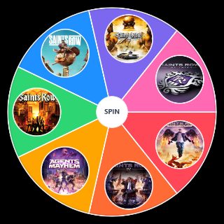Random Saints Row games(2022) Wheel