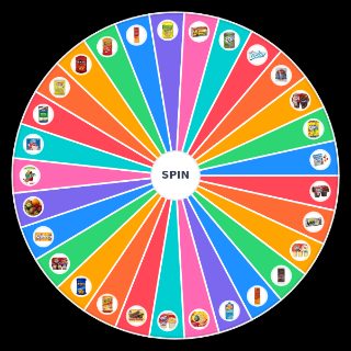 Childhood Lunch Snacks Wheel