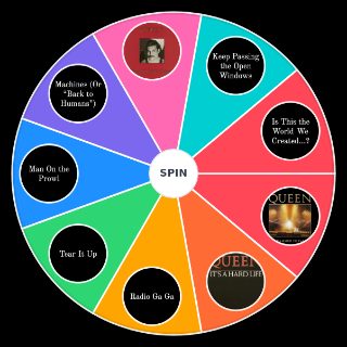Pick a Random The Works (1984), Queen