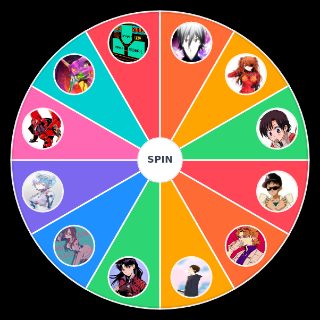Spin the Wheel: Evangelion Waifus
