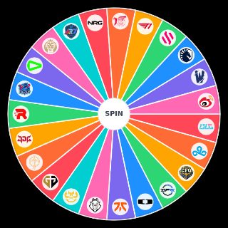 Worlds 23 Teams Wheel