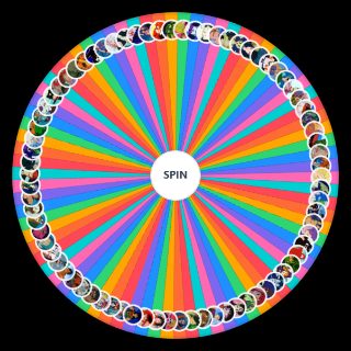 Random Original Dragon Ball Characters Wheel
