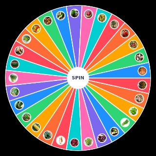 Spin the Wheel: Top Verduras