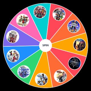 Random Kingdom Hearts Games Wheel