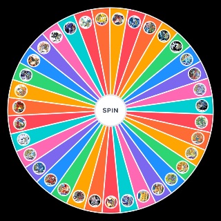 All Pokémon Games Wheel