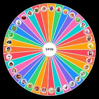 Spin the Wheel: Super Mario Bros. Characters