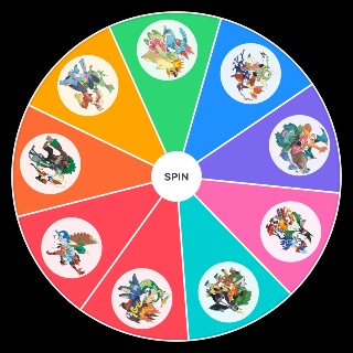 Random Pokémon Fully Evolved Starter Trio ( ) Wheel