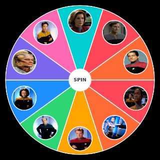 Random Star Trek Voyager Characters Wheel