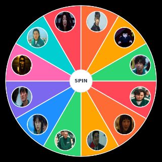 Pick a Random Personajes del juego del calamar