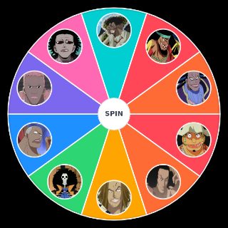 One Piece Black characters (All 10 characters) Random Generator