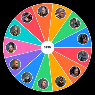 Random Shadow Fight Arena characters Wheel