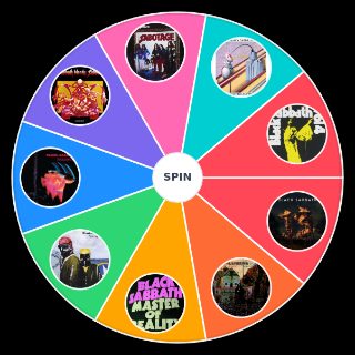 Spin the Wheel: Black Sabbath Ozzy Era Songs