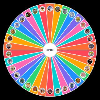 Random Konami NES Games Wheel